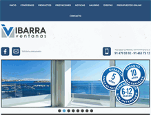 Tablet Screenshot of ibarraventanas.com